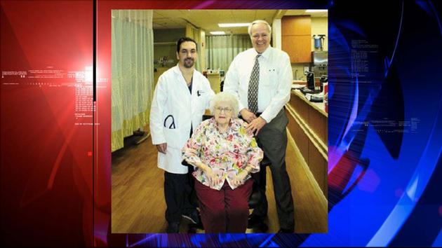 Dr. Rick Ganim reunites with heart patient Marie Holt