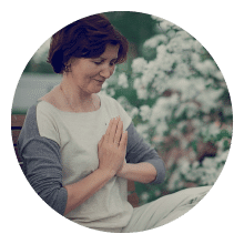 Elderly Woman Doing Yoga