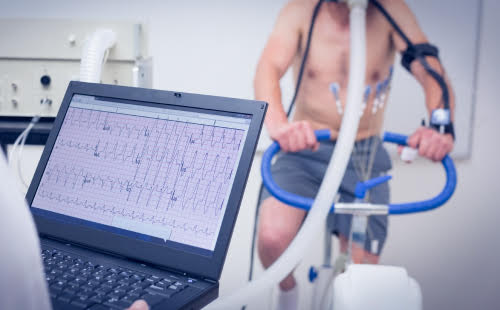 cardiac stress test - vital heart and vein