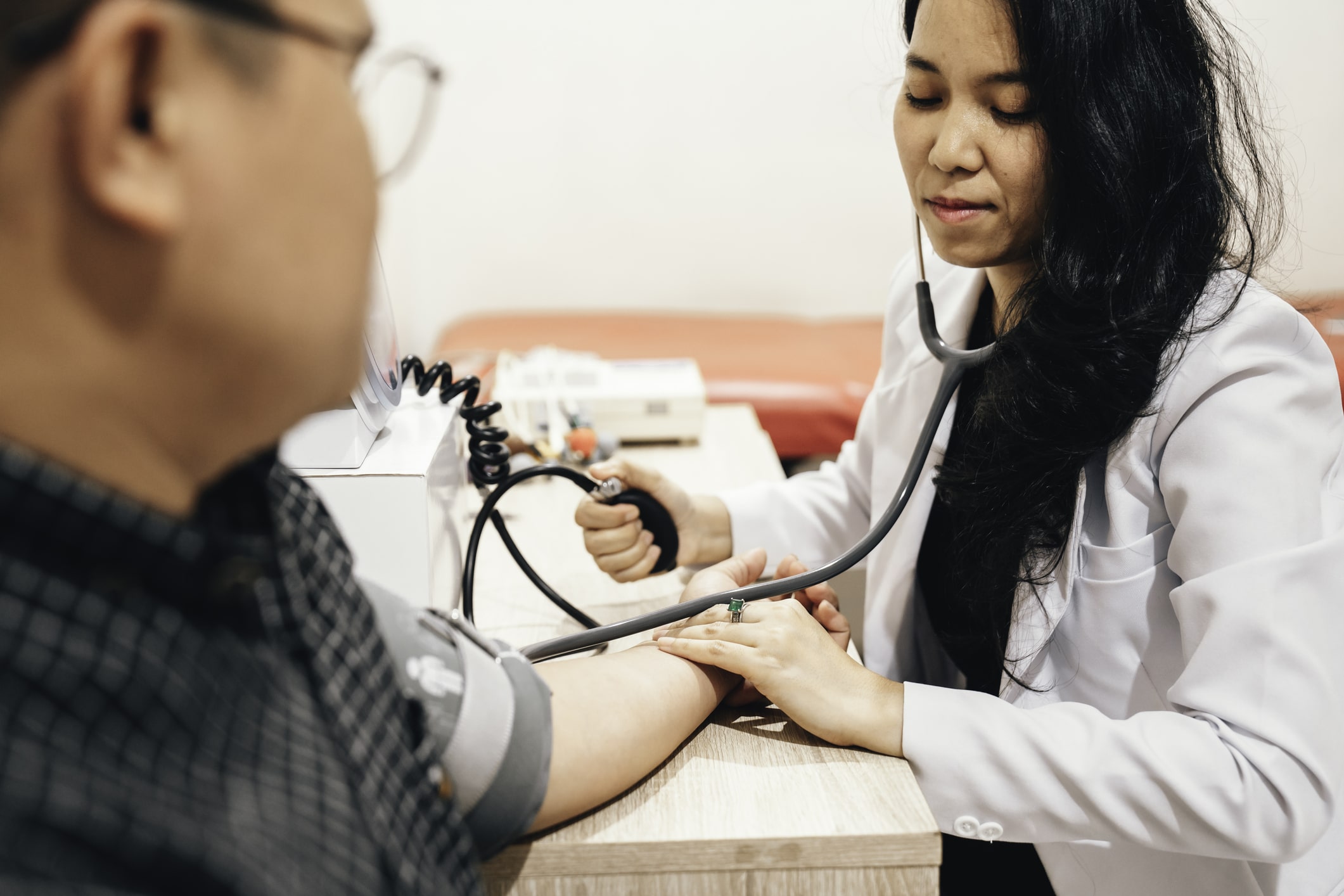 Doctor Checking for Arteriosclerosis